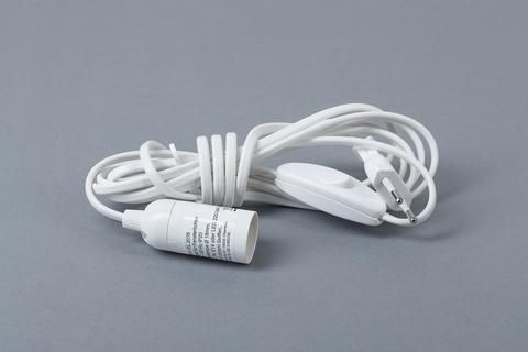 Elektrik - weiß - m. Zwischenschalter, E14, 3 m,