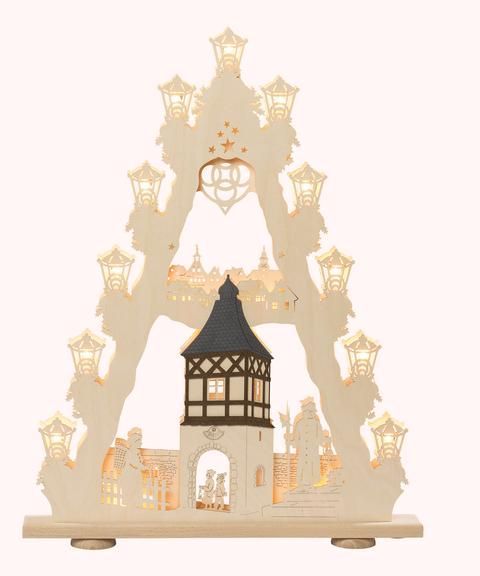 3D-Lichterspitze Burgromantik