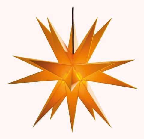 SAICO Adventsstern, LED, Gelb,