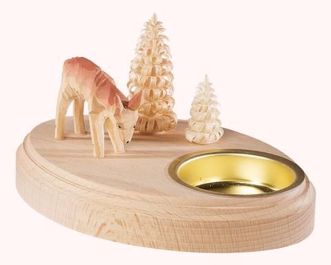 Leuchter "Reh", natur