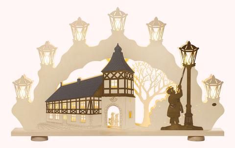 XXL-3D-Lichterbogen "Altstadtromantik"