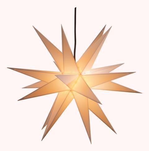SAICO Adventsstern, LED, weiß,