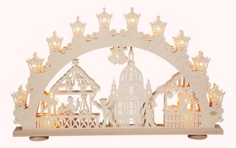 3D-Lichterbogen "Dresdner Striezelmarkt"