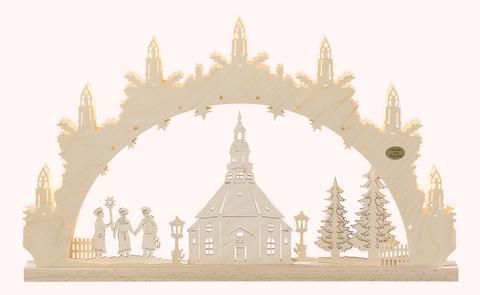 3D-Lichterbogen "Seiffener Kirche"
