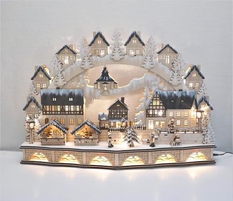 XL-Lichterbogen-LED "Winterstadt"