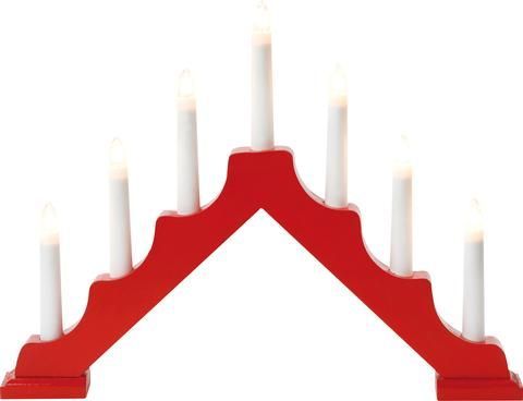 Schwedenleuchter, rot