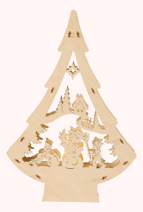 LED-Lichterbaum "Schneemann"