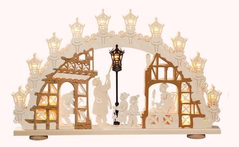 3D-Lichterbogen "Lampenmann"