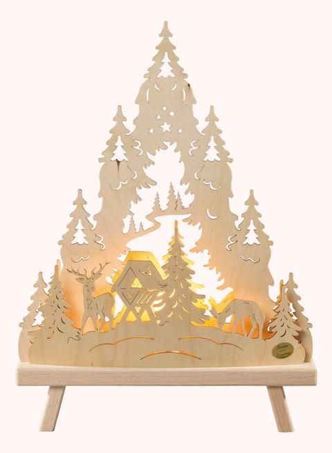 Dekoleuchte-Spitze "Wald"